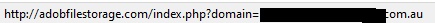 Domain Name Ownership Scam - Button target